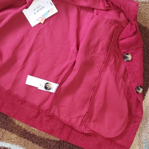 Brand New Lularoe Berlin, size medium (Corduroy Jacket) - Picture 5 of 6